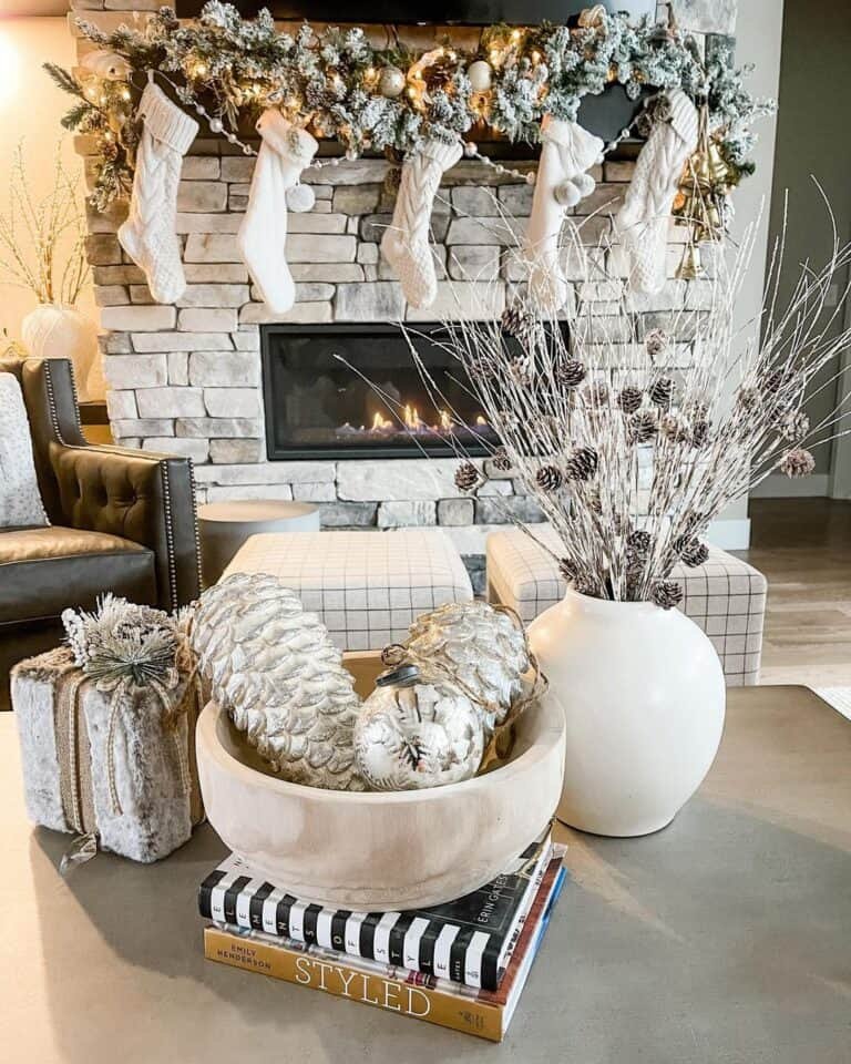 Silver White Stockings