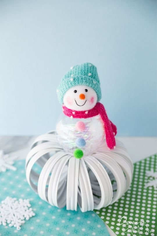 Snowman Lid Ornaments