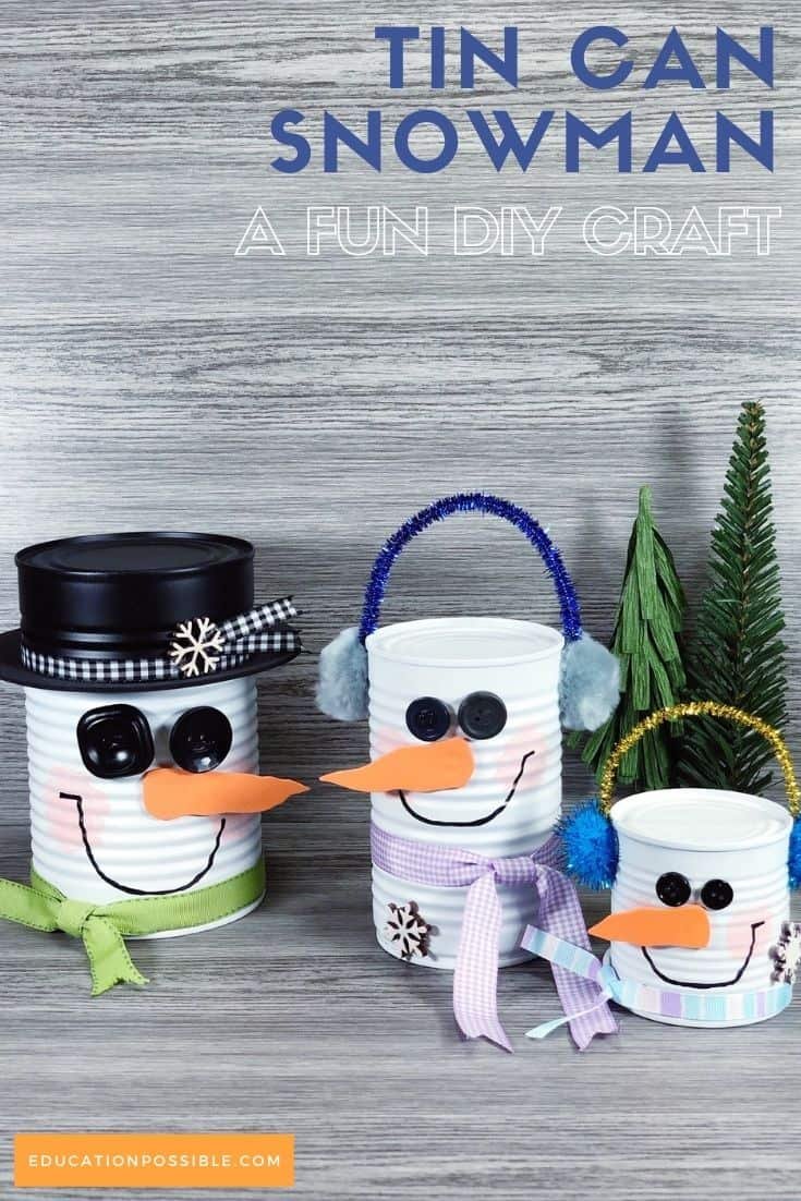 Tin Can Snowmen