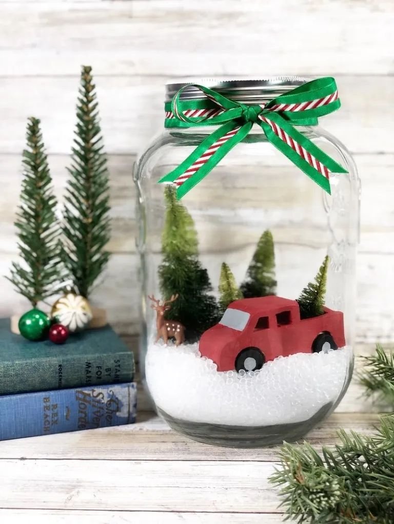 Truck Snow Globe