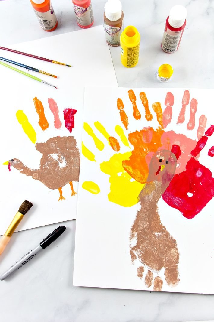Turkey Footprint Craft