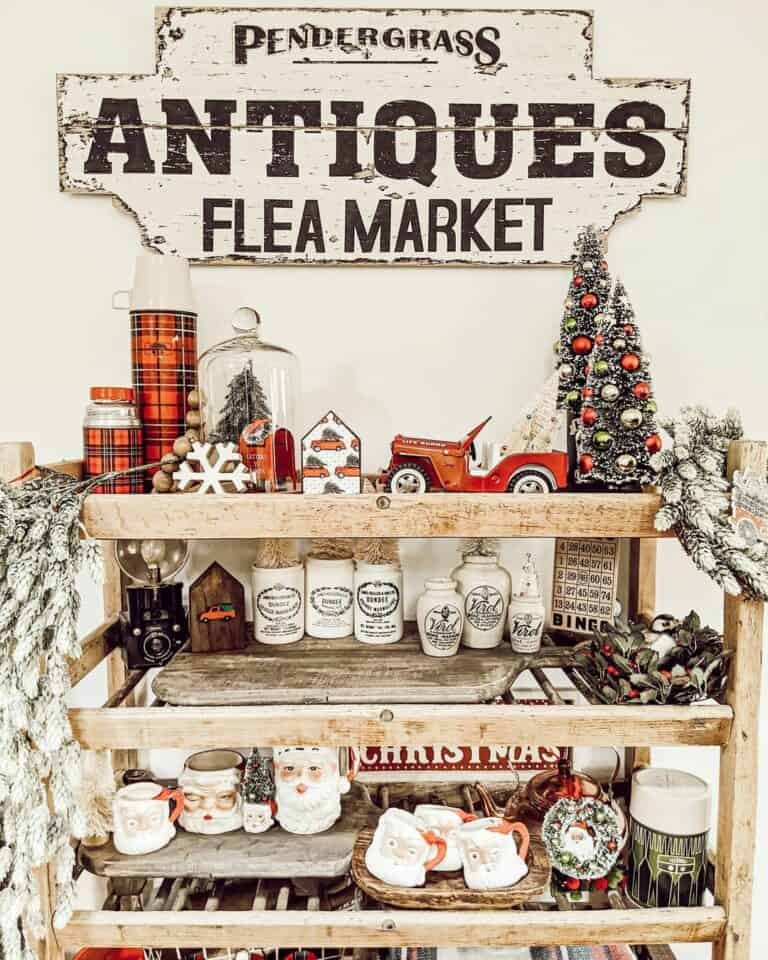 Vintage Kitchen Rack