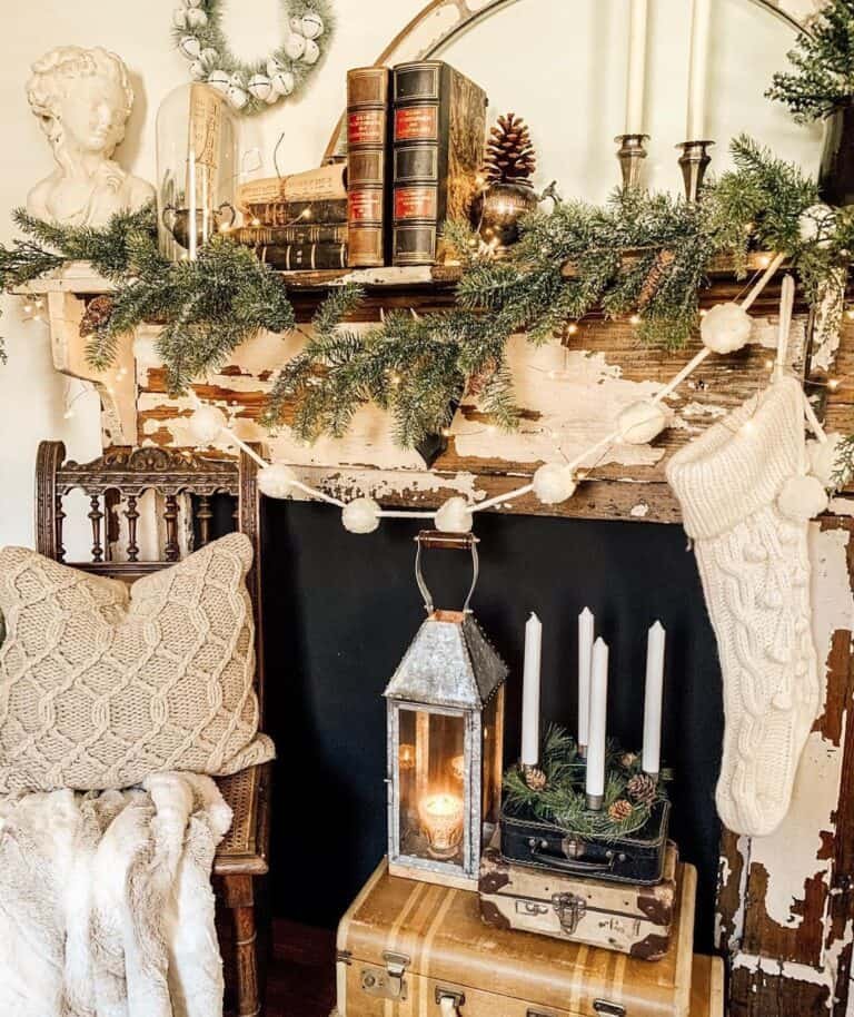 Vintage Mantel Display