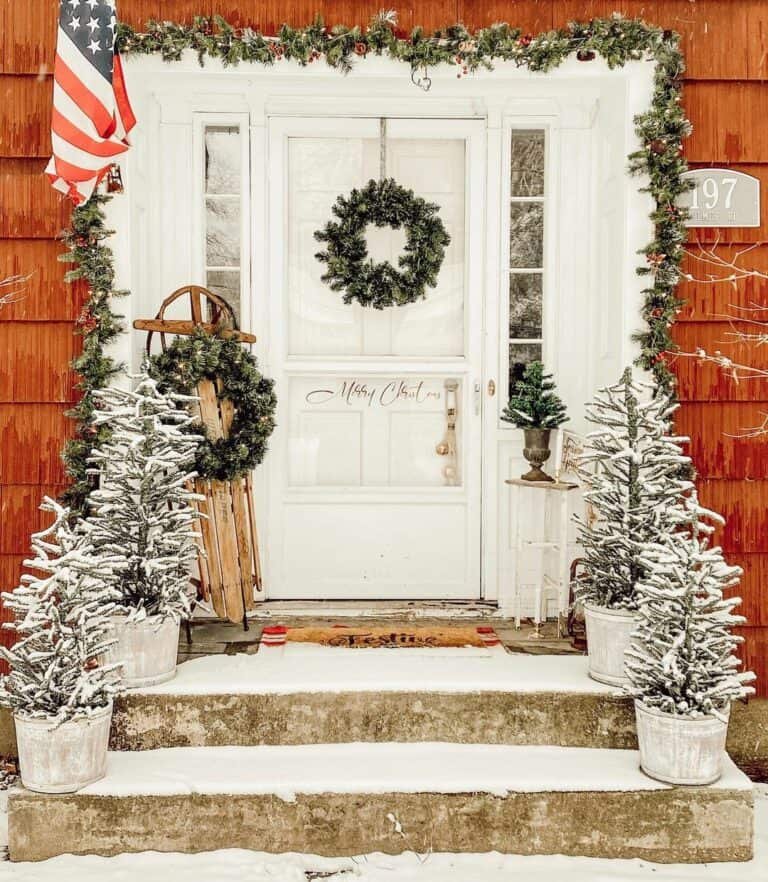 Vintage Sled Display