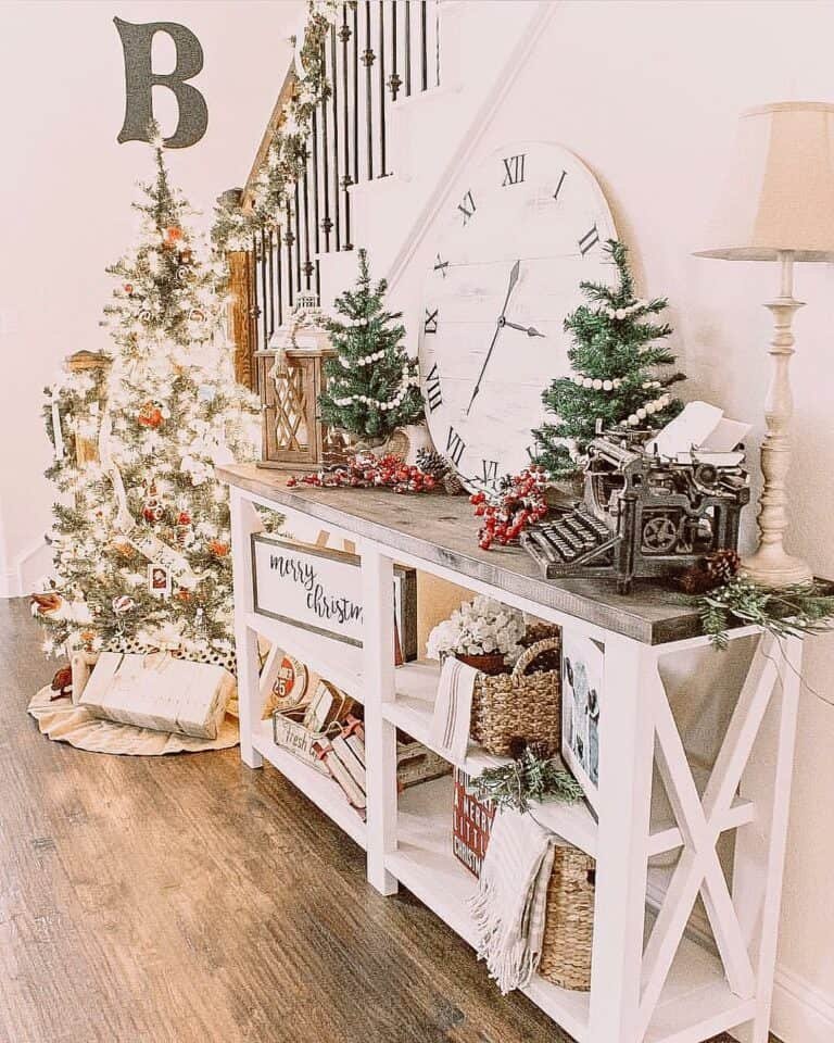 Vintage Typewriter Display