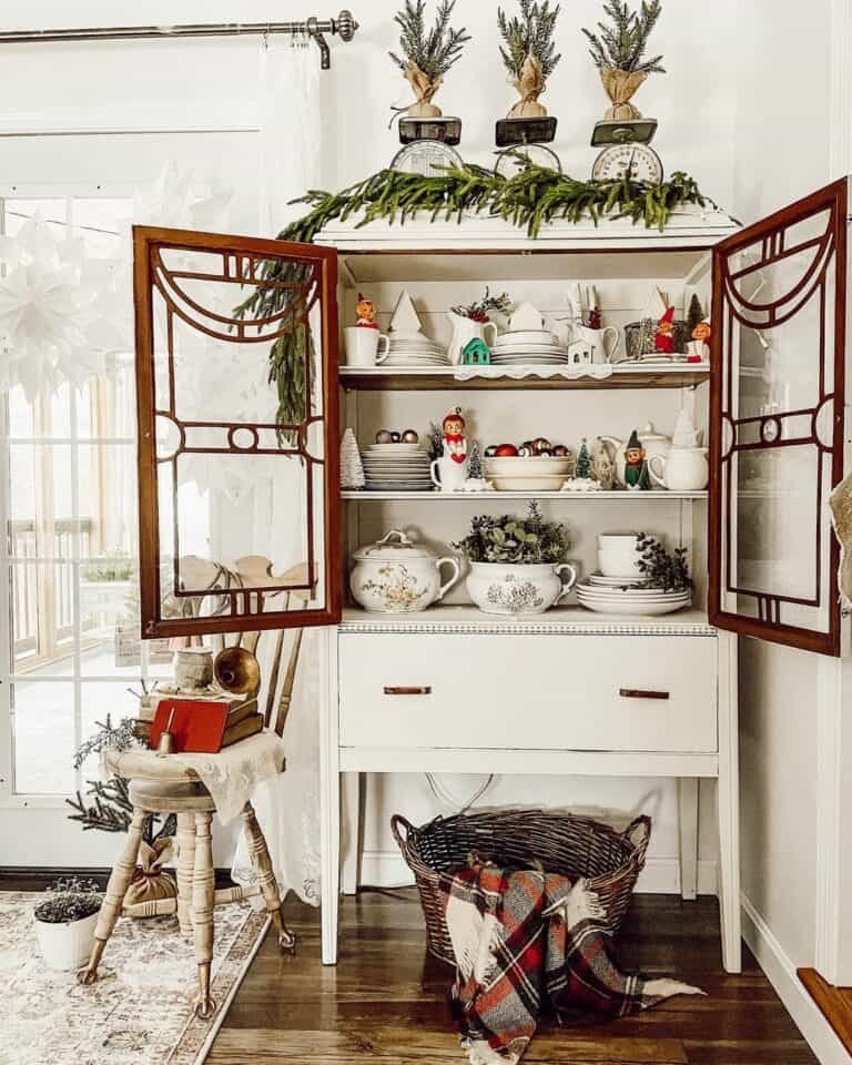 White China Hutch