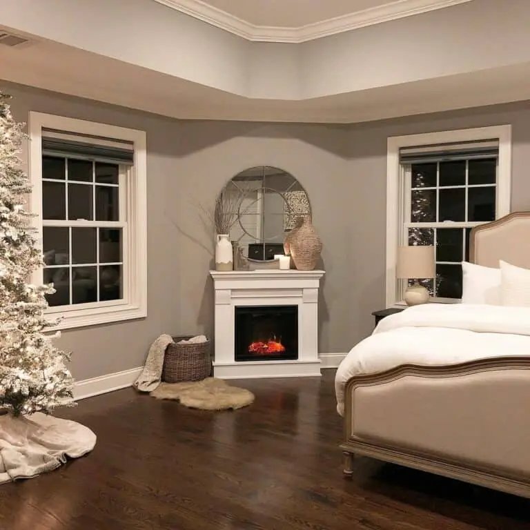White Mantel Christmas Tree