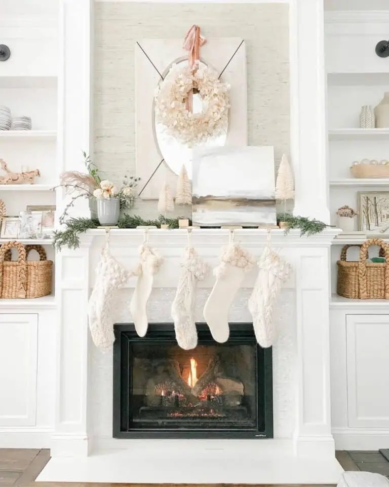 White Mantel Christmas