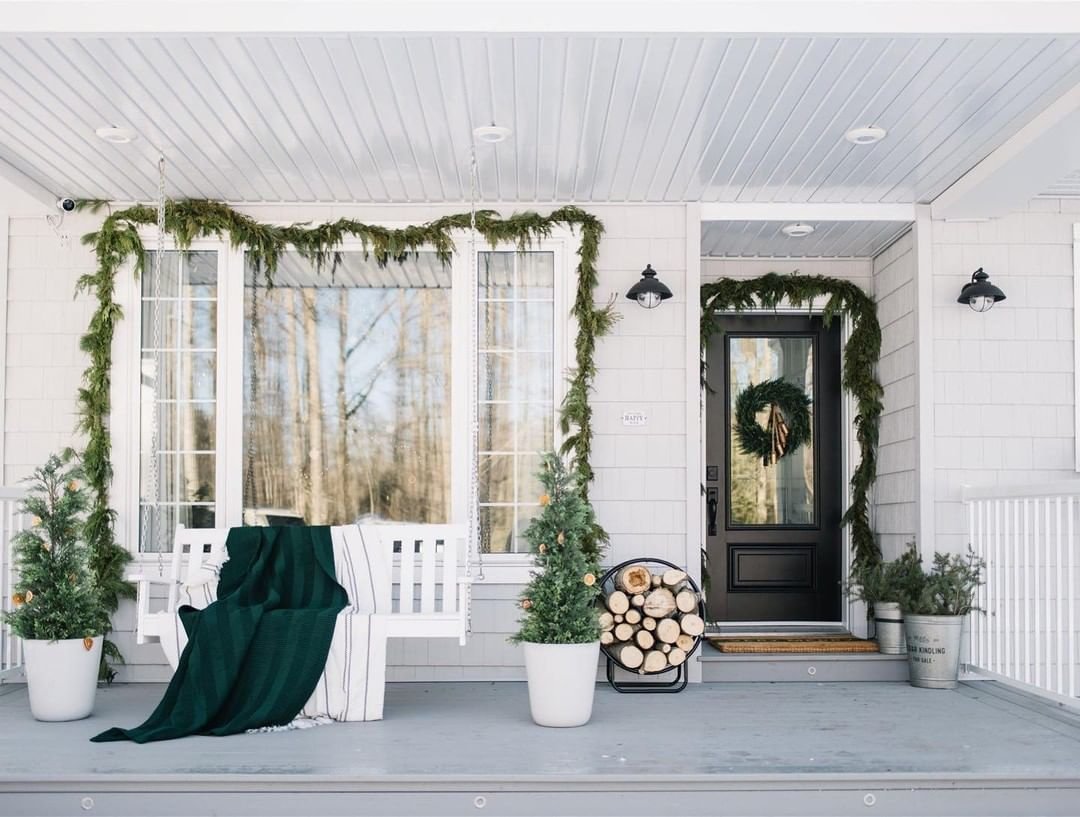 White Minimalist Porches