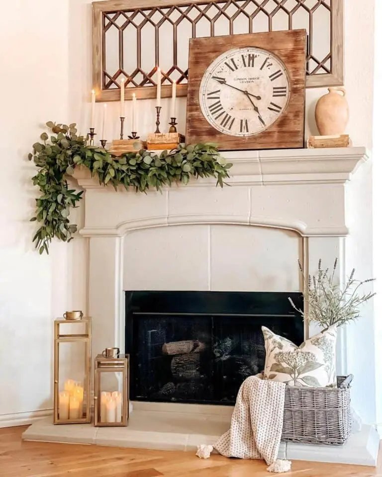 Wood Tones and Lanterns