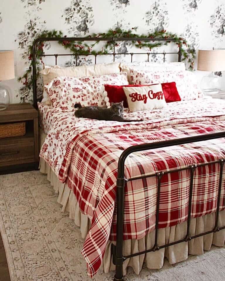 Red Plaid Bedding
