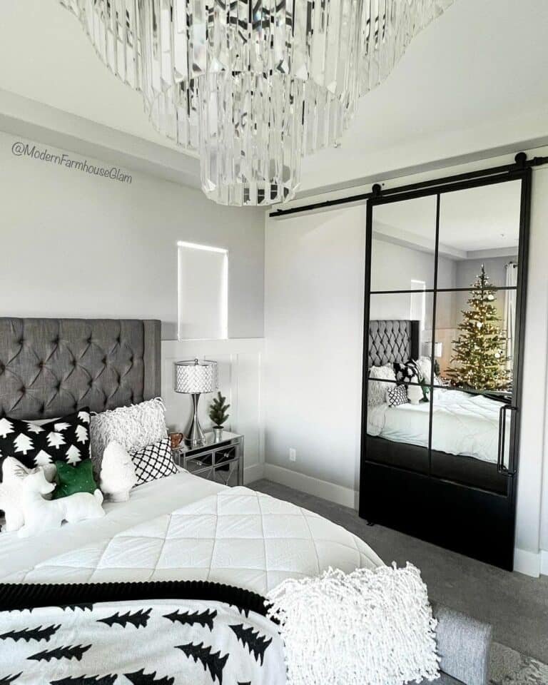 Black White Tree Pattern