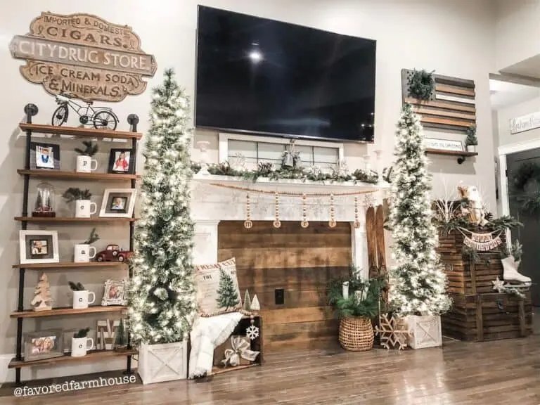 Frosted Trees in Crates