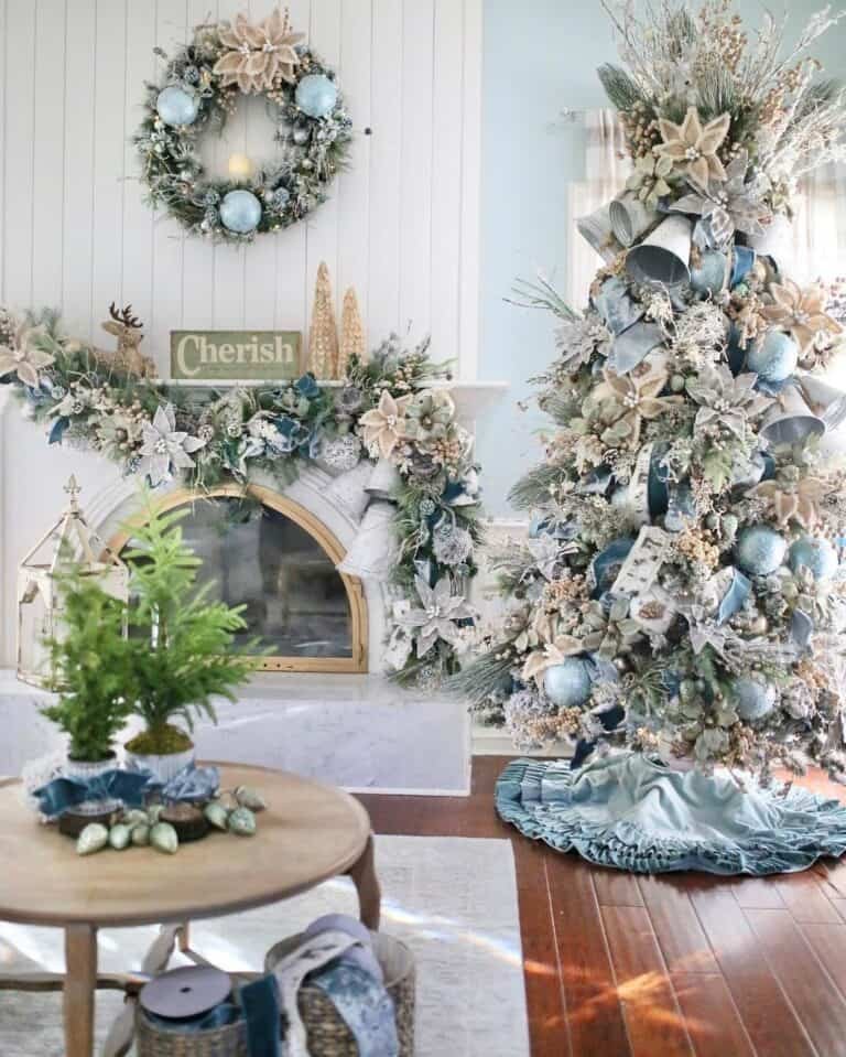 Light Blue Ornaments