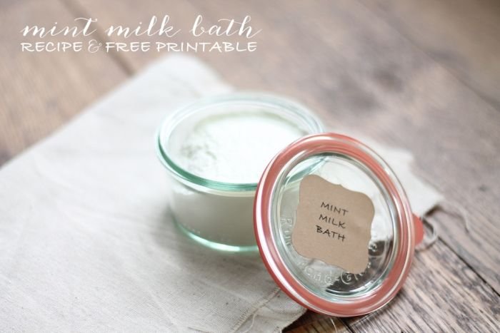 Mint Milk Bath
