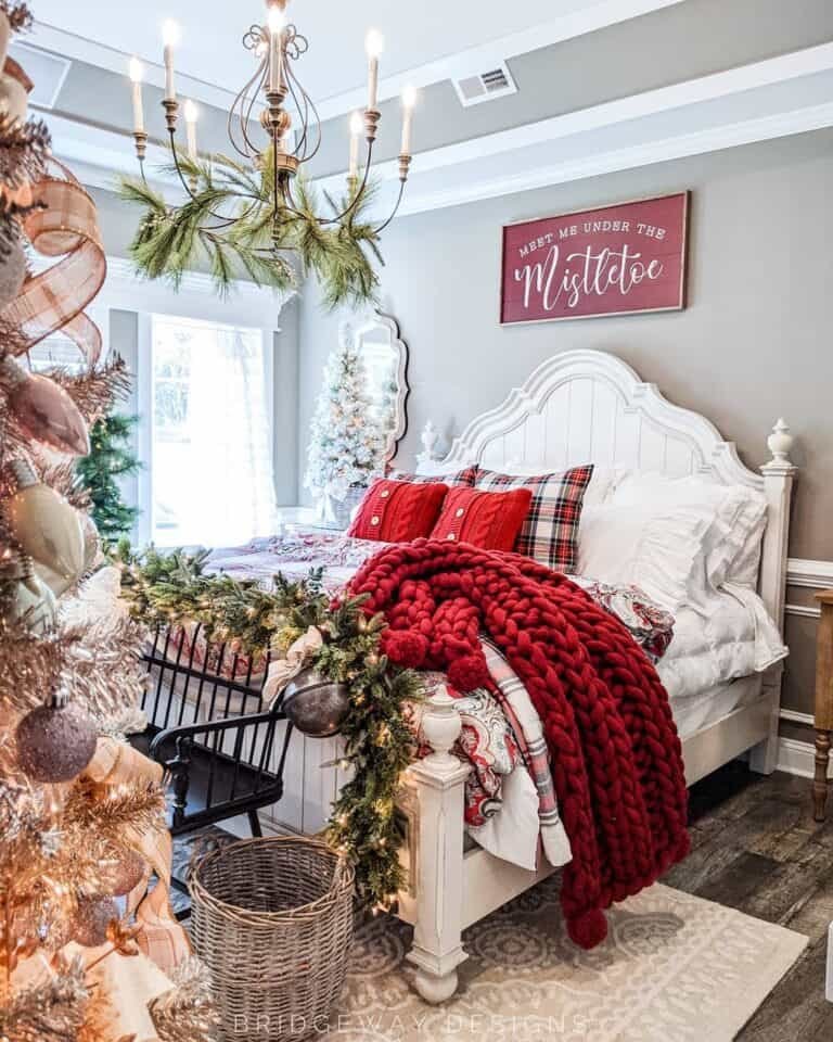 Red Paisley Comforter