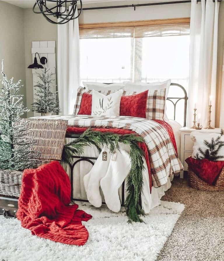 Red Plaid Comforter