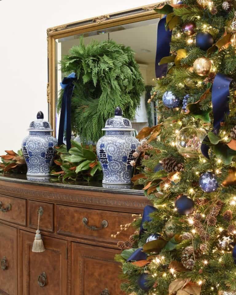 Royal Blue Ornaments