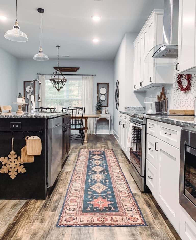 Snowflake Kitchen Island