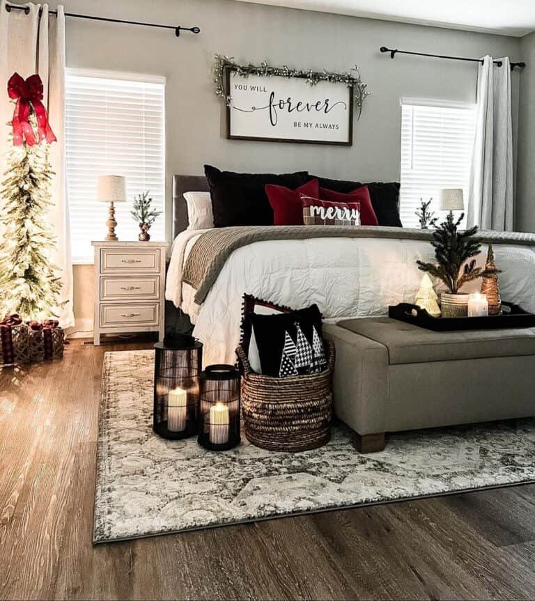 White Christmas Bedding
