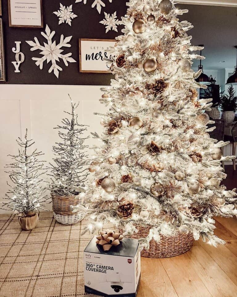 White Snowflake Ornaments