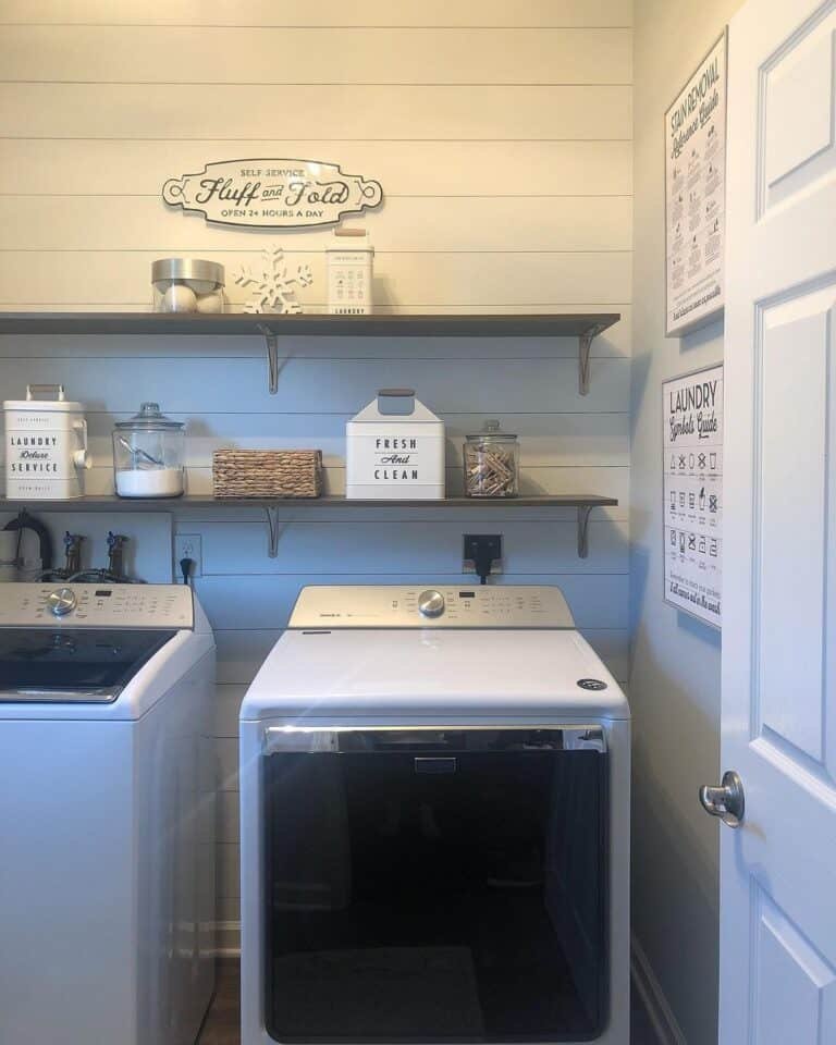 White Snowflake Shelf