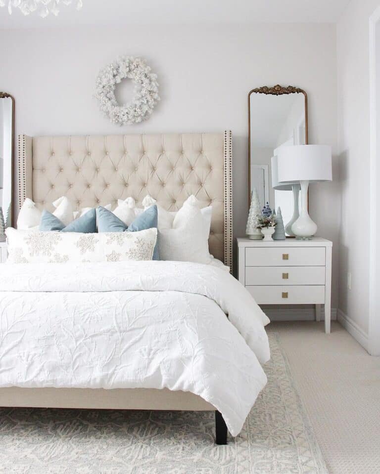 White Textured Comforter
