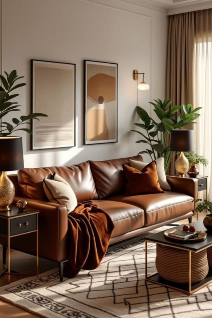Industrial Leather Living