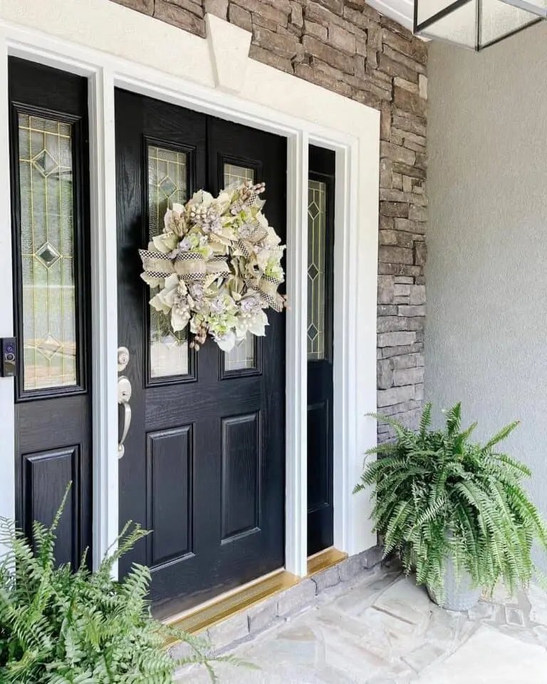 Black Door White Trim