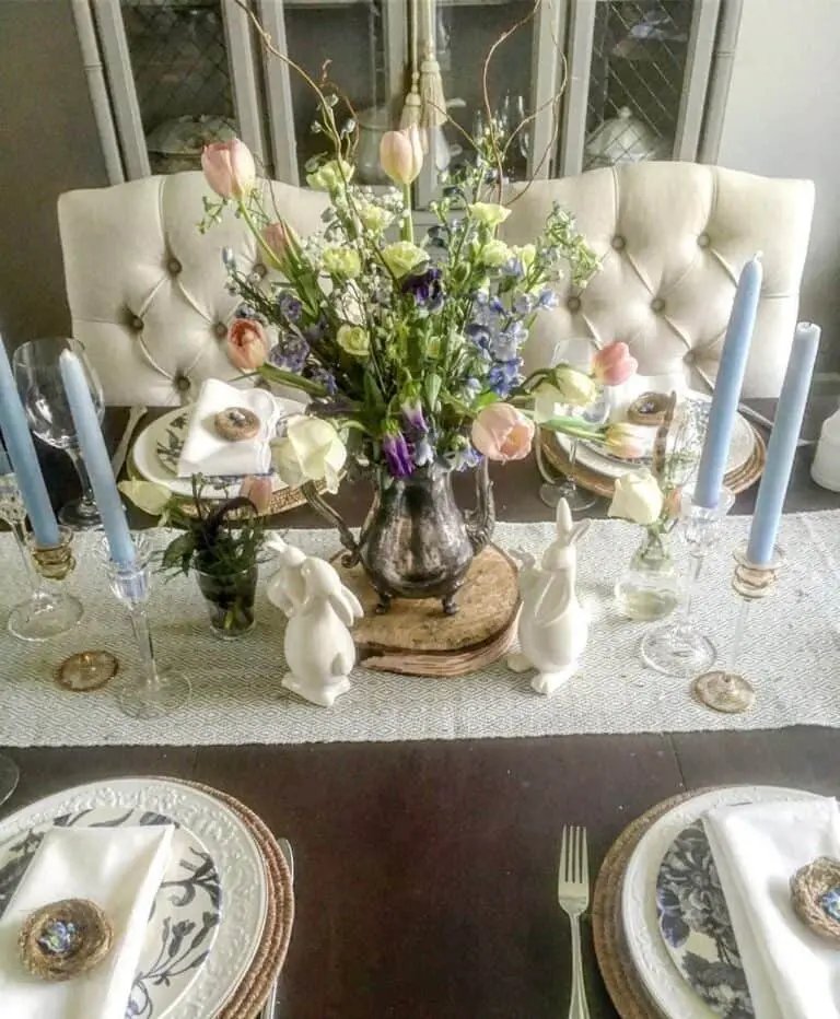 Blue Egg Centerpiece