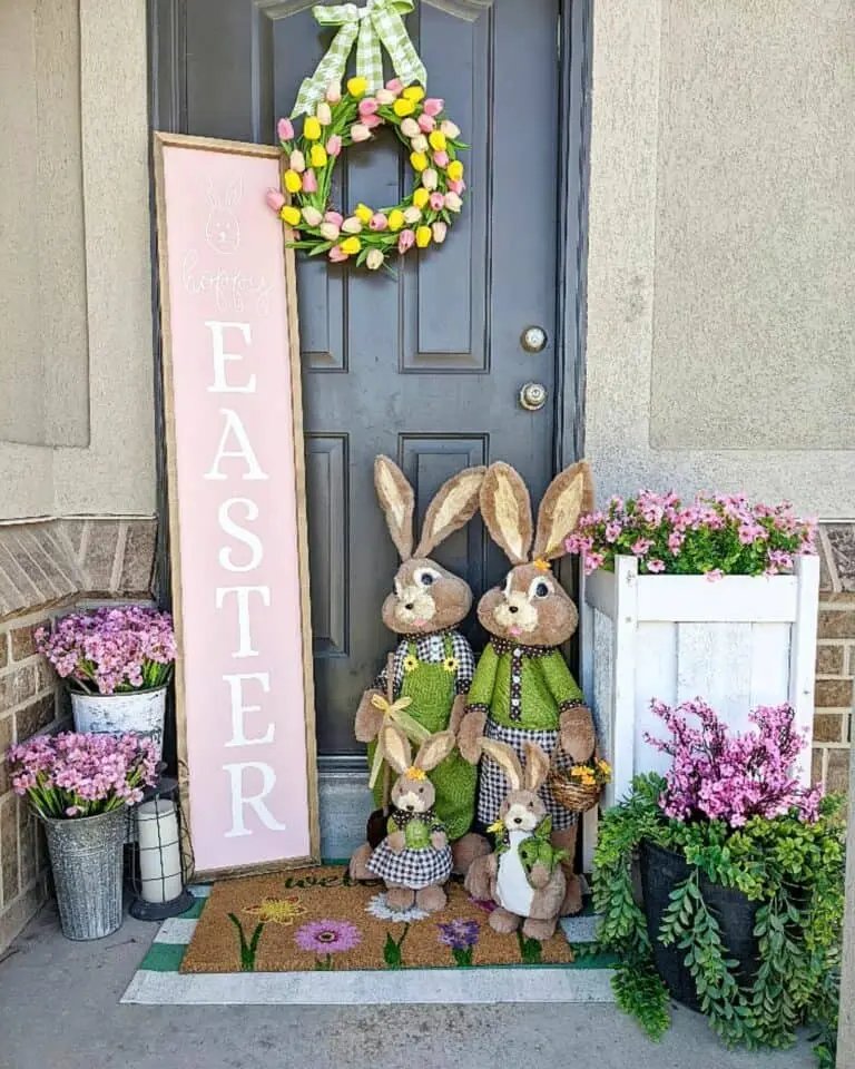 Bunny Porch Display