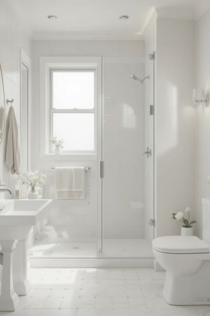Frosted Glass Bathroom