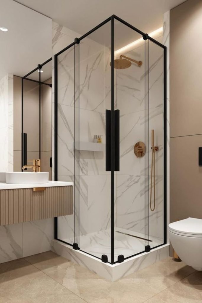 Glass Shower Cube