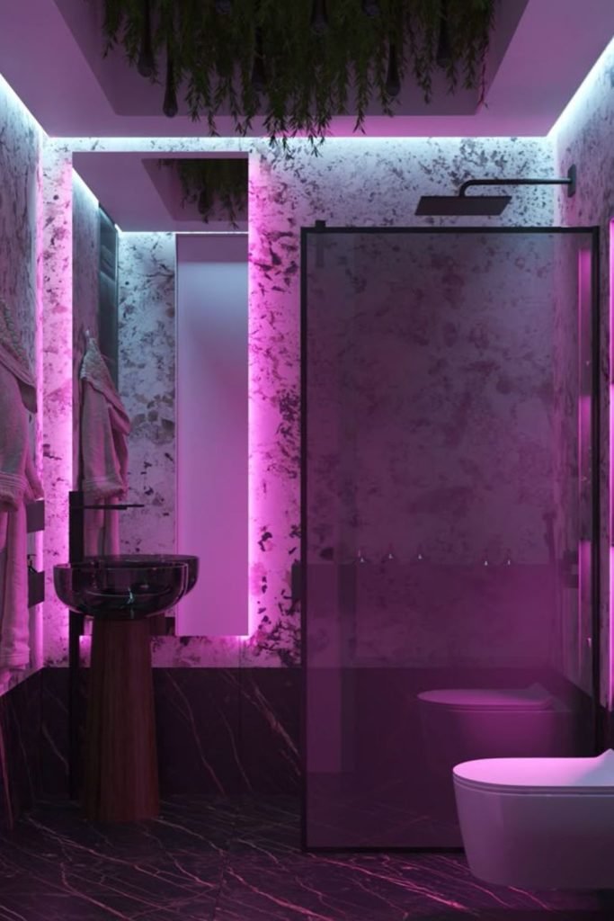 Neon Wetroom Design