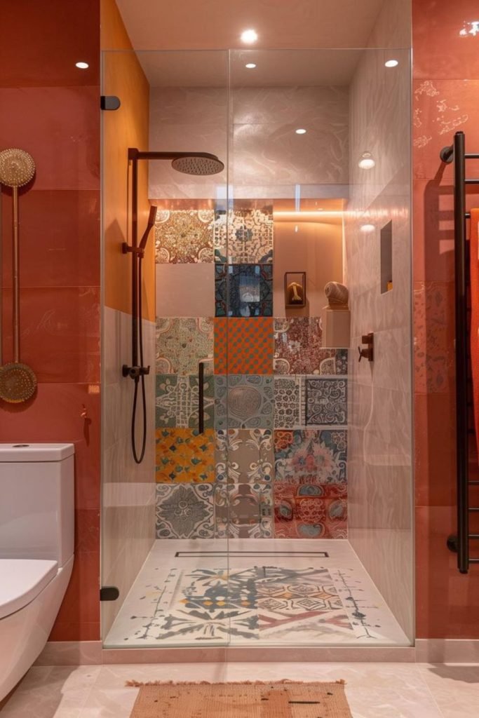 Patchwork Tile Walls