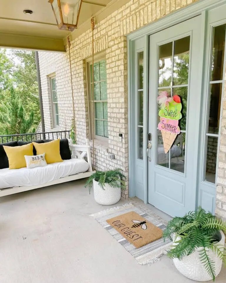 Bee-Themed Porch Swing