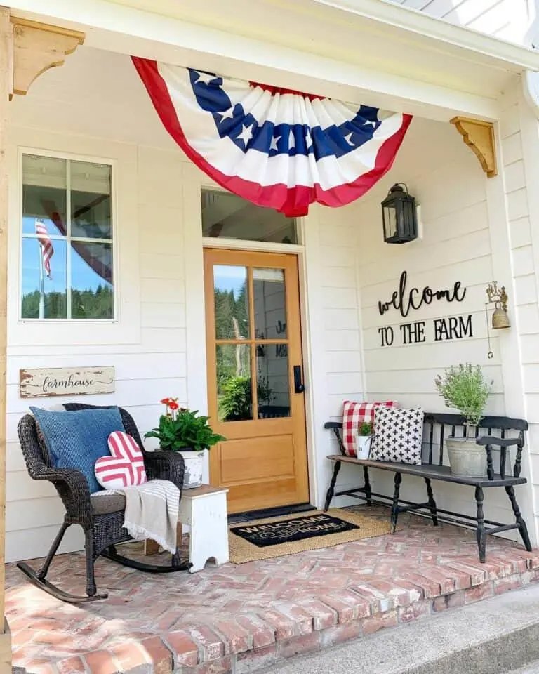 Patriotic Front Porch