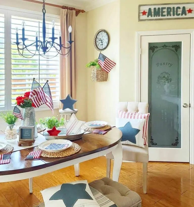 Patriotic Kitchen Table