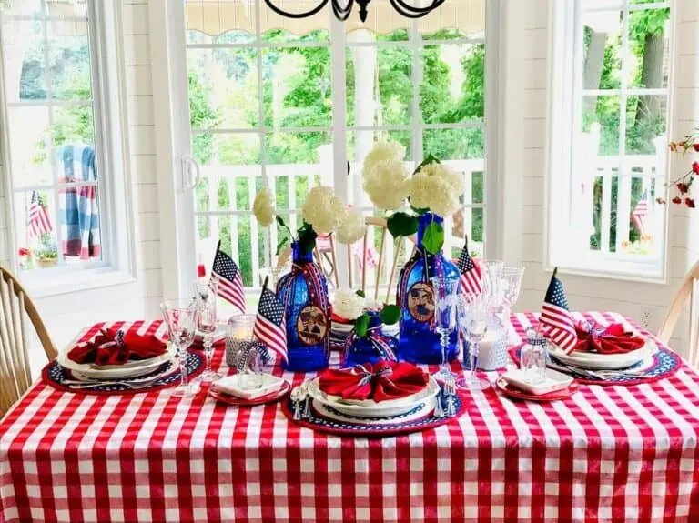 Red, White, Blue Jars