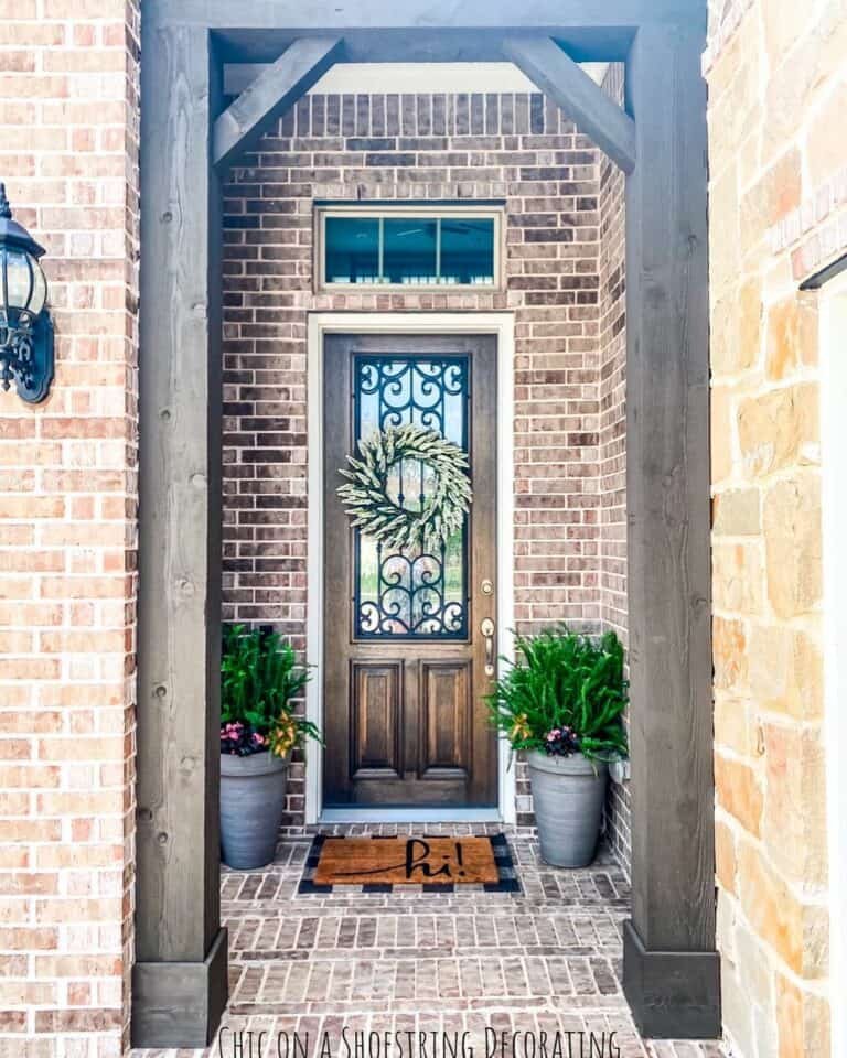 Rustic Fern Porch