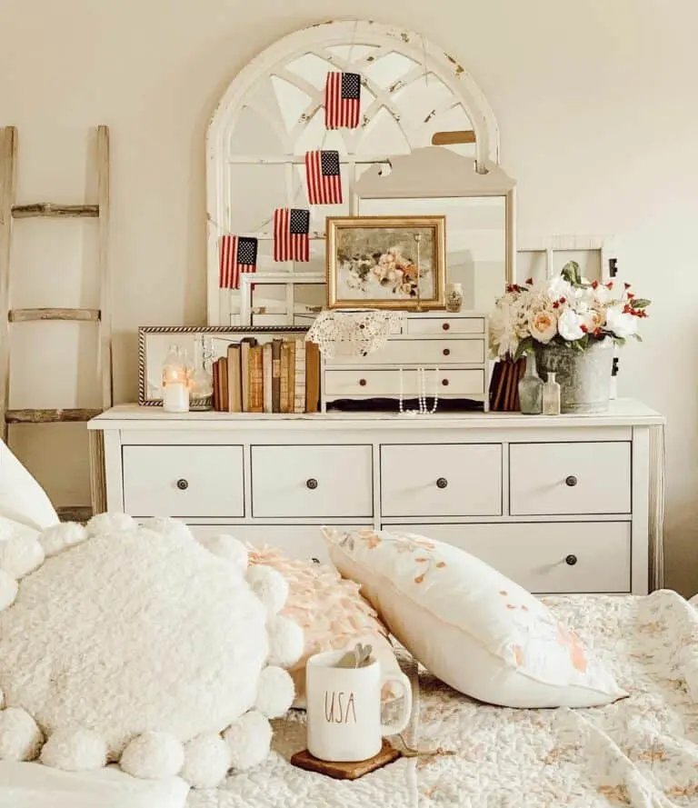 Rustic White Dresser