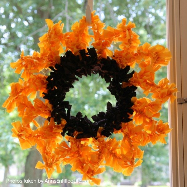 Sunflower Fabric Wreath