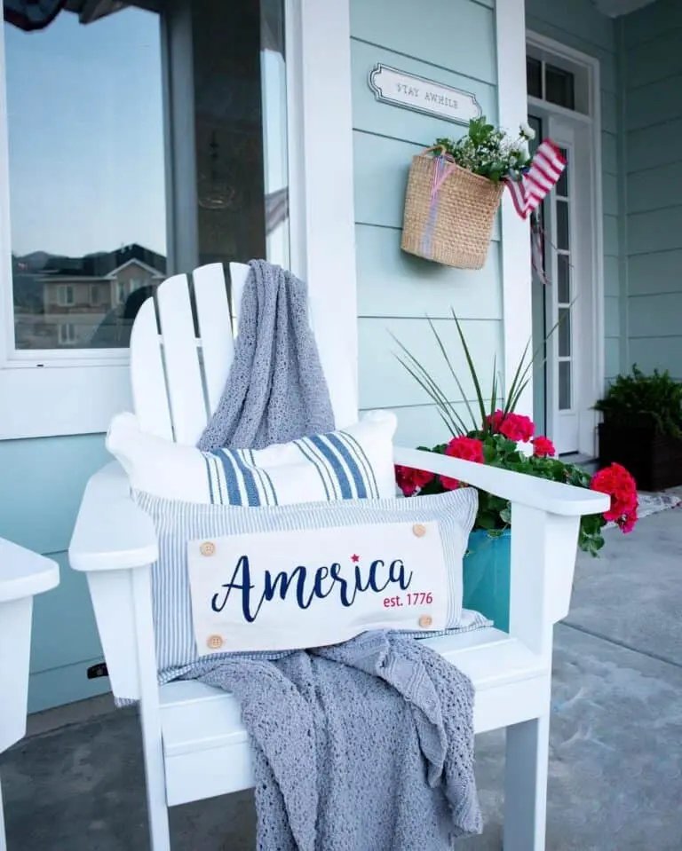 White Adirondack Chair