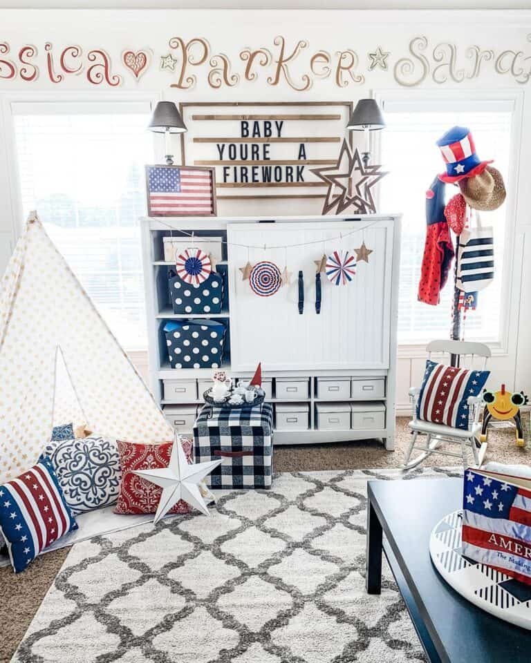 White Storage Cabinet